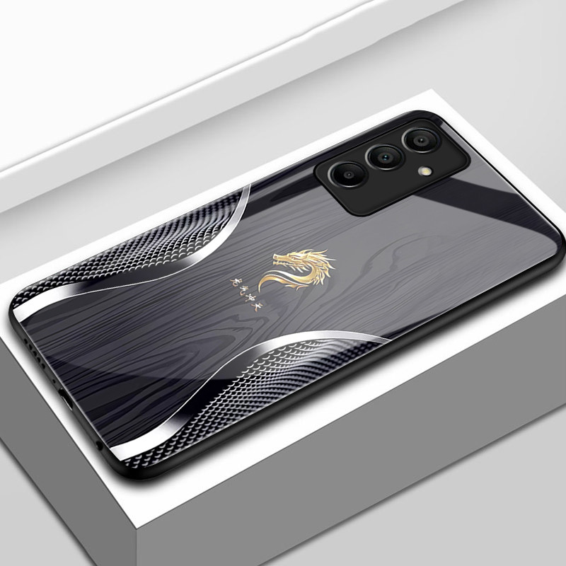 เคสสำหรับ Samsung A15 4G A15 5G A16 5G A13 5G A24 A54 A55 A34 A35 5G A13 Lite A14 5G เคสโทรศัพท์มังกรเปลือกแก้วกันกระแทก