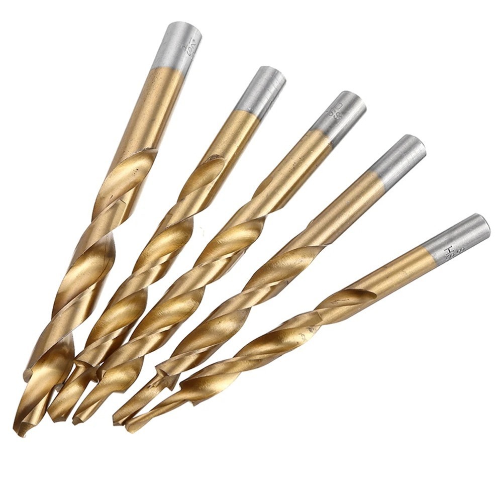 *COSYH* 8-4/9-5/10-5/10-6/12-8 มม.WorkworkingTool HSS Spiral Step Drill Bits DottedHole