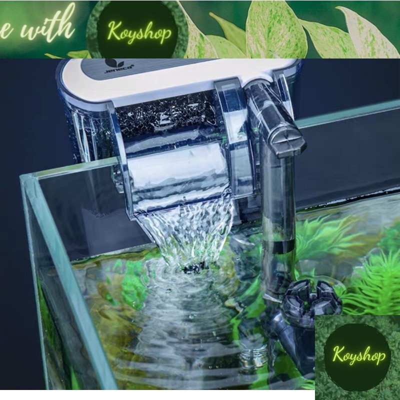 ตัวกรองน้ําตกสําหรับพิพิธภัณฑ์สัตว์น้ําและตู้ปลาขนาดเล็ก JENECA XP 06 XP 03 - (พร้อมกรอง Scum)