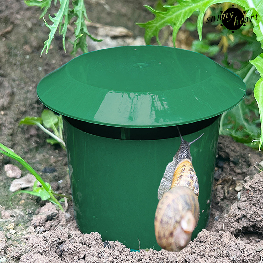 Sunnyheart Garden Snail Trap Reusable Snail Catcher Slug Cage Farm Protector Pest เหยื่อสถานีสําหรับ