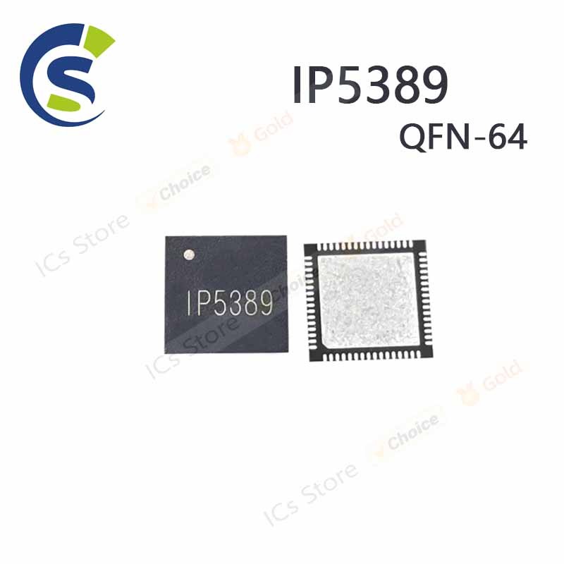 1 ชิ้น 100% ใหม่ IP5389 QFN-64 ชิปเซ็ต