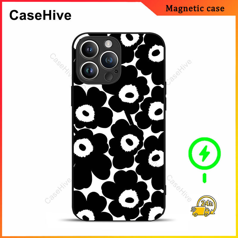 เคสโทรศัพท์ดอกไม้สําหรับ iPhone 17 Pro Max / iPhone 16 Pro Max / 15 Pro Max / 13 / Samsung Galaxy S2