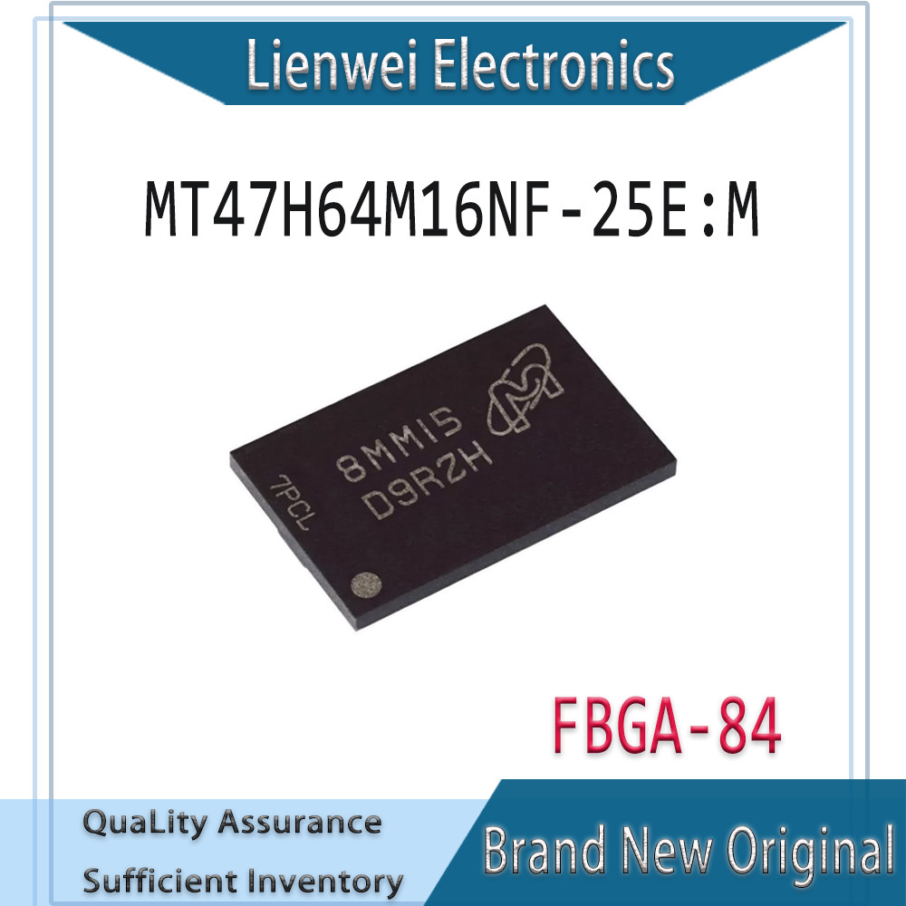 100% ใหม่ Original D9RZH MT47H64M16NF-25E:M MT47H64M16NF-25E MT47H64M16NF ชิปเซ็ต IC FBGA-84