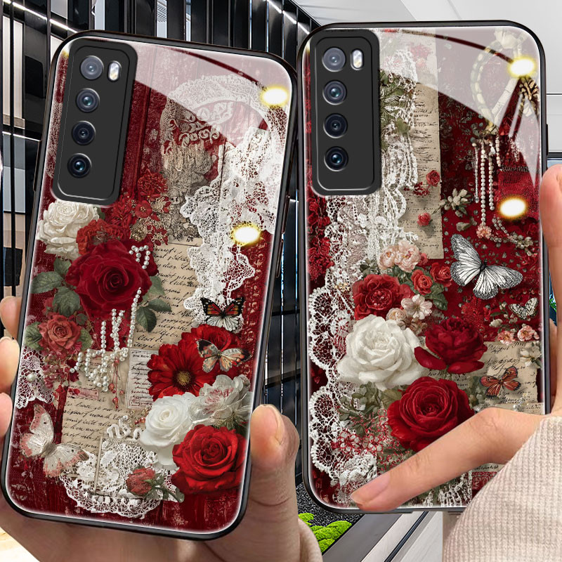 Pearls Casing สําหรับ huawei nova 7/se/i,2/i/lite,3/i,4/e,5/t,6,8/i,9/se,10/se,11,y61,y70,y90,mate 9