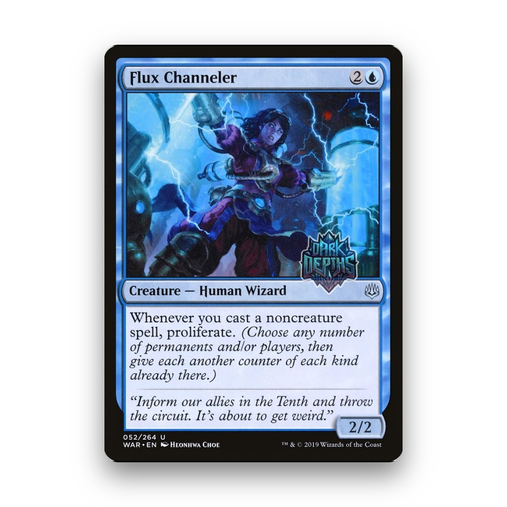 [MTG] Flux Channeler (#52) [WAR] [BLUE] [UNCOM] | Magic the Gathering EDH