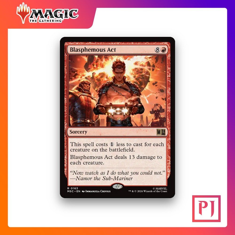 [MTG] Blasphemous Act (#163) [MSC] [RED] [RARE] | Magic the Gathering