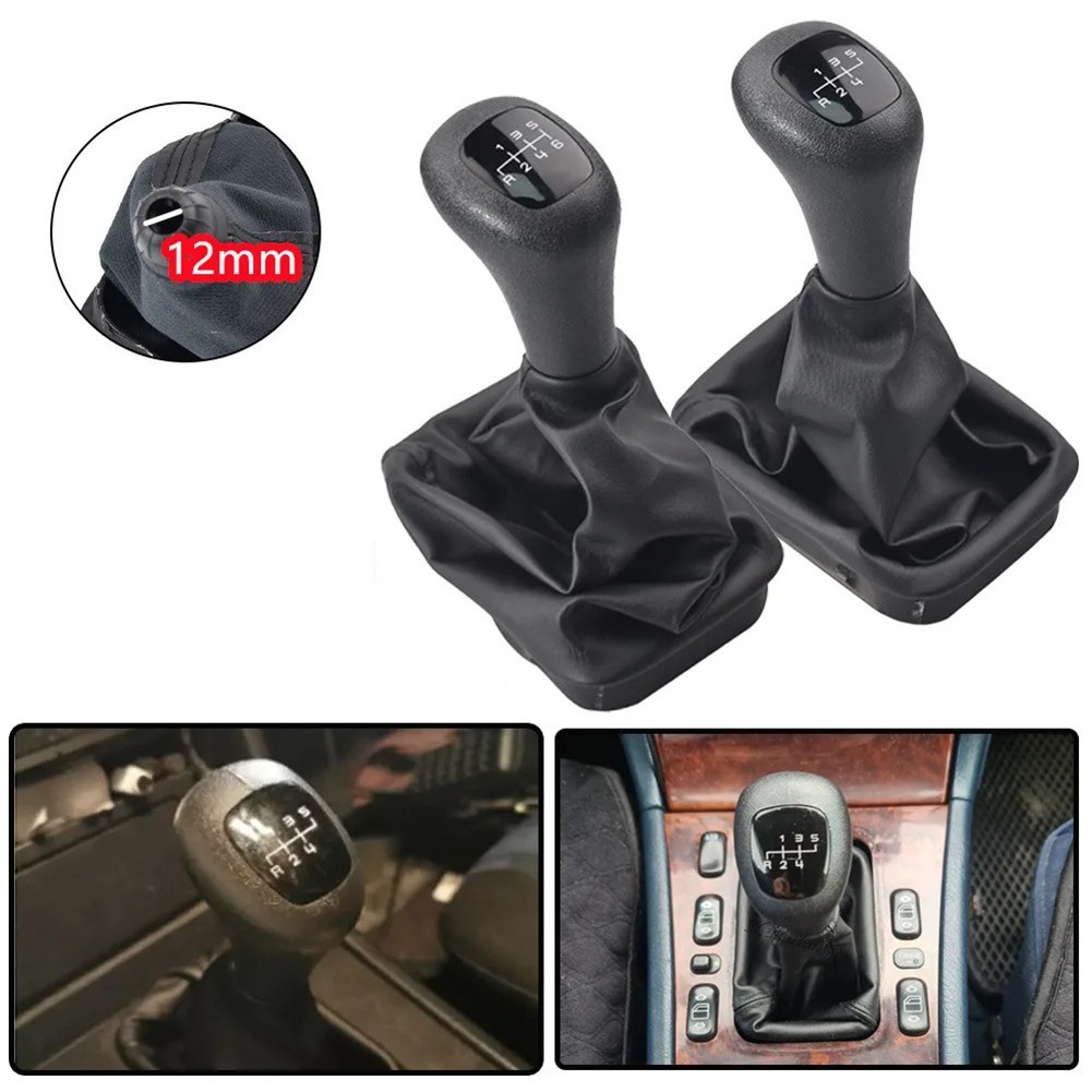 5/6 ฝาครอบหนังหัวเกียร์ความเร็วสําหรับ Mercedes W202 C class S202 สําหรับ W208 CLK