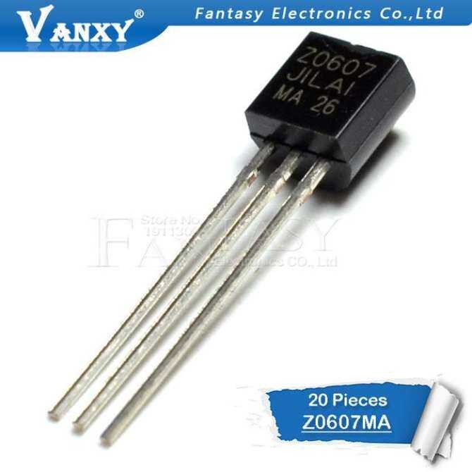 20 ชิ้น Z0607MA TO-92 Z0607 TO92: ซื้อขายออนไลน์ Electric Circuitry & อะไหล่พร้อมราคาถูก