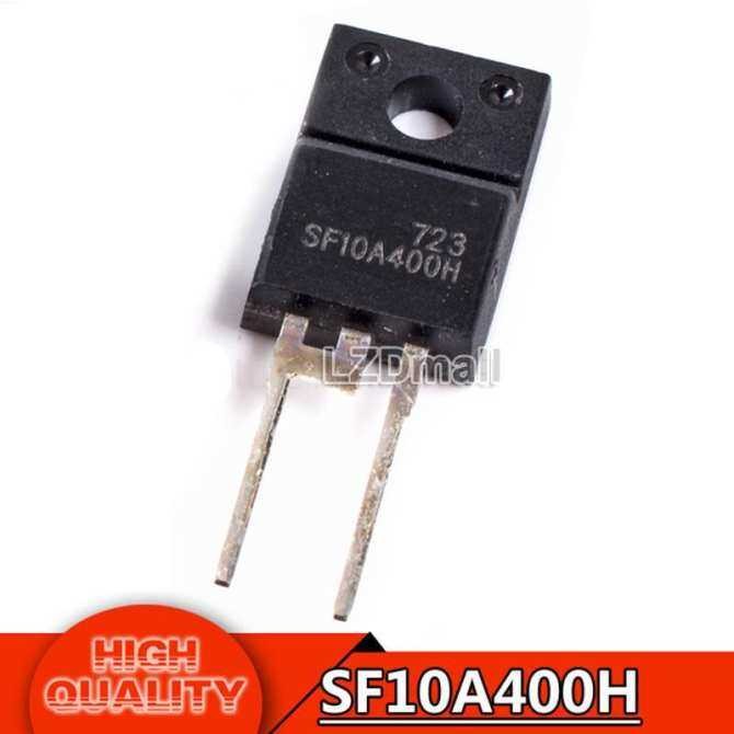 10pcs SF10A400H TO-220 SF10A400 TO220 LCD Plasma ทรานซิสเตอร์ใหม่เดิม