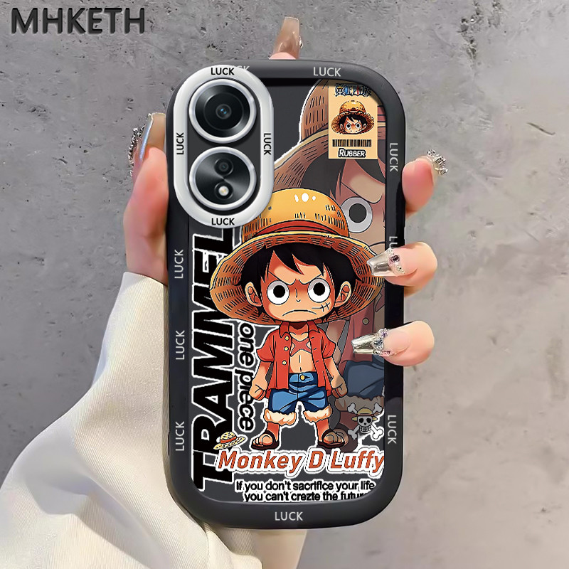 MHKETH เคสสำหรับ OPPO A58 4G A58 5G A58X 5G A78 5G A1X 5G A2X 5G เคสการ์ตูนกรอบมือถือส่วนบุคคลลายตัวการ์ตูนน่ารัก