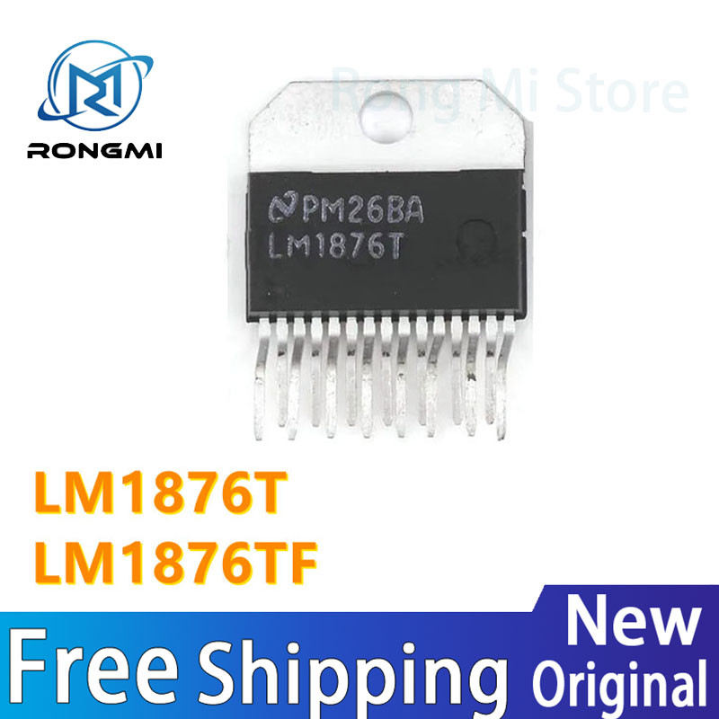 2 ชิ้นใหม่ Original LM1876T LM1876TF LM1876 เครื่องขยายเสียงชิปในสต็อกขายส่ง
