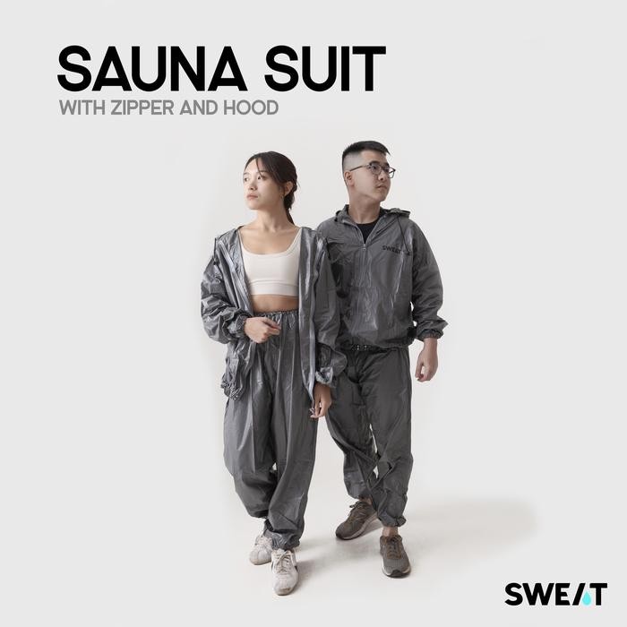 Ready SWEAT SAUNA SUIT UNISEX SAUNA SUIT สําหรับกีฬา