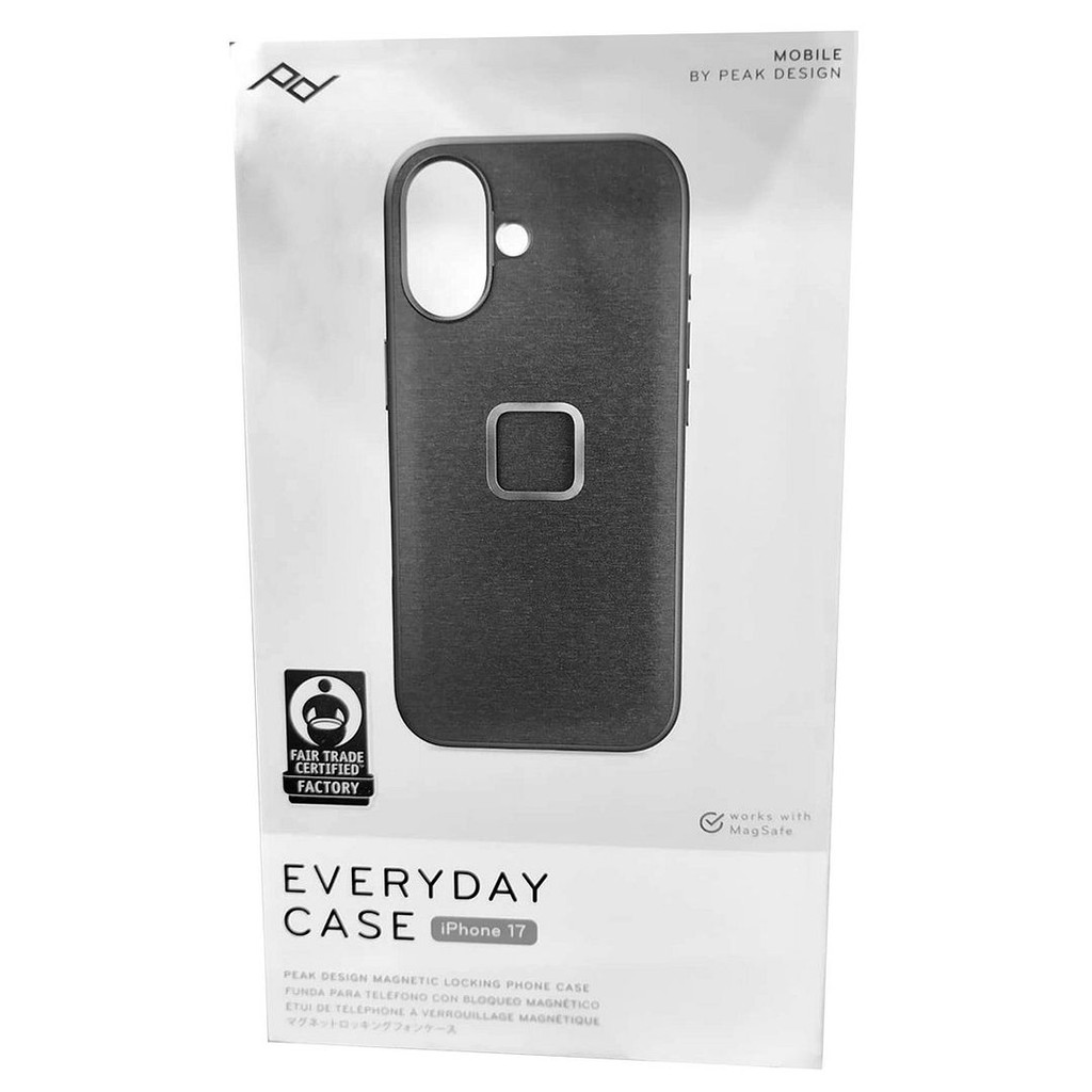 Peak Design Fabric Everyday Case for iP17 (Charcoal), M-MC-CJ-CH-1