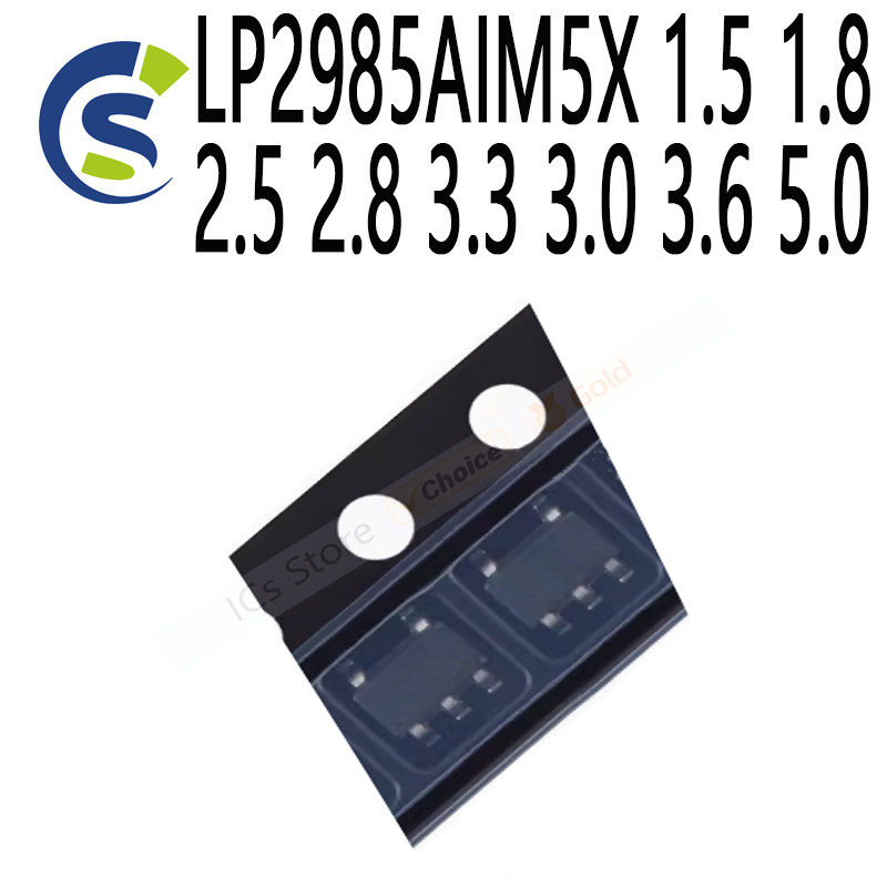 10PCS ใหม่และต้นฉบับ LP2985AIM5X-3.3 LORA SOT23-5 3V 5V SOT LP2985 SMD LP2985AIM5X 1.5 1.8 2.5 2.8 3