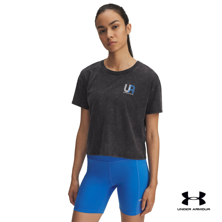 Under Armour เสื้อแขนสั้นสำหรับผู้หญิง UA Run Graphic