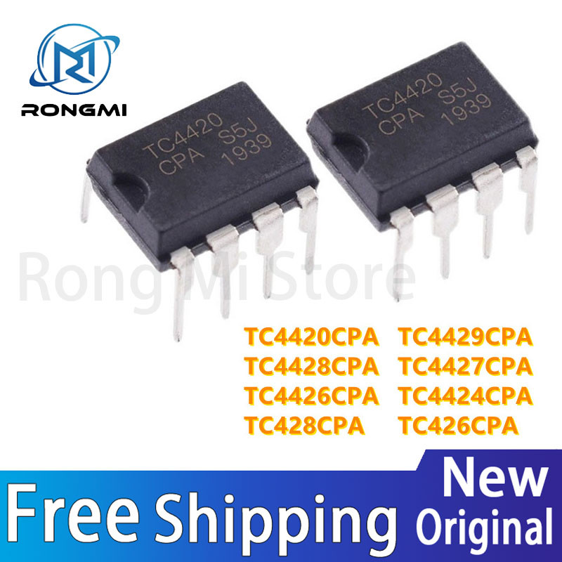 10 ชิ้น TC4420CPA TC4429CPA TC4428CPA TC4427CPA TC44426CPA TC4424C4422CPA TC428CPA TC426CPA-8 จุดขาย