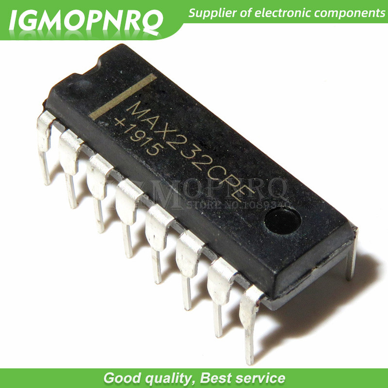 10pcs MAX232CPE MAX232 DIP 16 RS 232 อินเทอร์เฟซ IC 5V MultiCh RS 232 Driver/ตัวรับใหม่เดิม