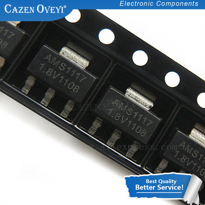 20 ชิ้น/ล็อต AMS1117 AMS1117 ADJ AMS1117 1.8 AMS1117 1.2 AMS1117 5.0 AMS1117 2.5 AMS1117 3.3 AMS1117