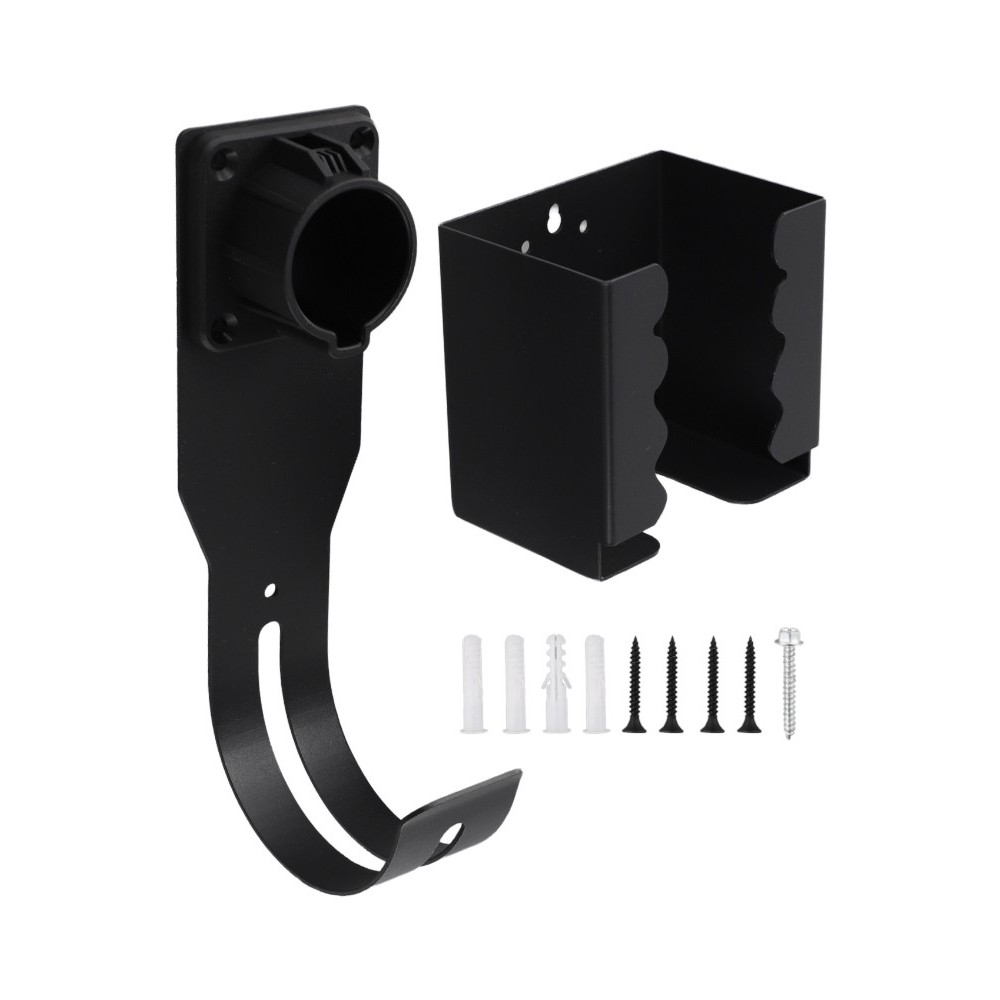 ⭐ฟิเวนสตาร์⭐EV Charger Holder Wall Mount Kit สําหรับ SAE J1772 Connector สําหรับรถยนต์ไฟฟ้า
