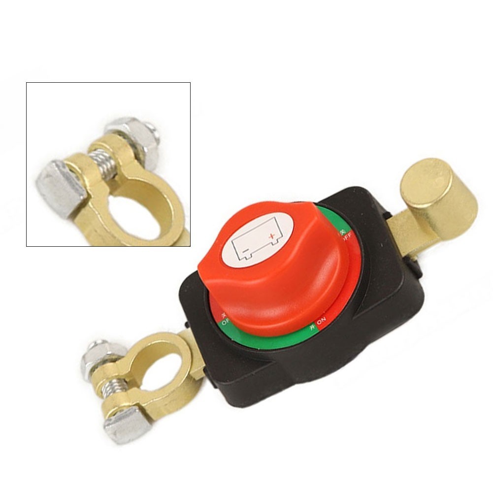 12V 24Vแบตเตอรี่ Disconnect สวิทช์ลบเปิด/ปิด Isolator Kill Power Cut