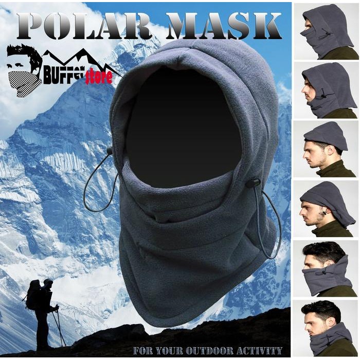 Choice - 6 In 1 Polar Fleece มัลติฟังก์ชั่น Buff Mask