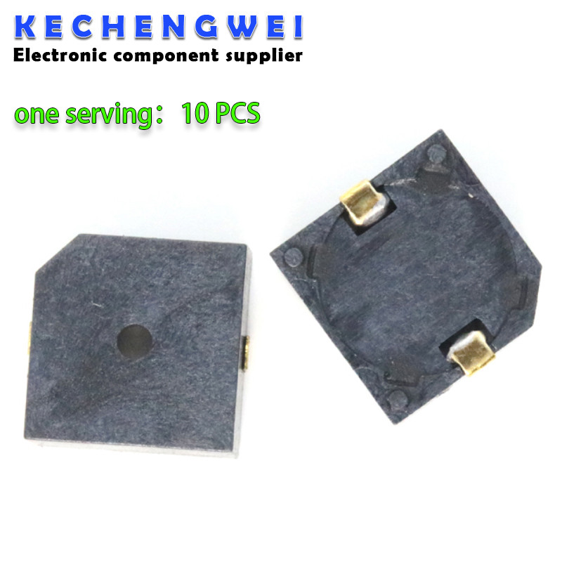 10PCS SMD buzzer SMD active buzzer 3V 5V HN9650B ขนาด 9.6*9.6*5 มม.