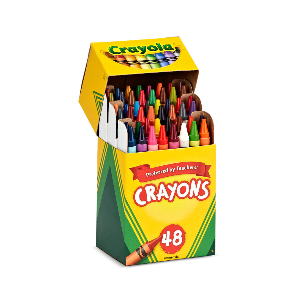 Crayola 48Ct. Classic Crayons  เครโยล่า สีเทียน 48สี คลาสสิค 52-0048
