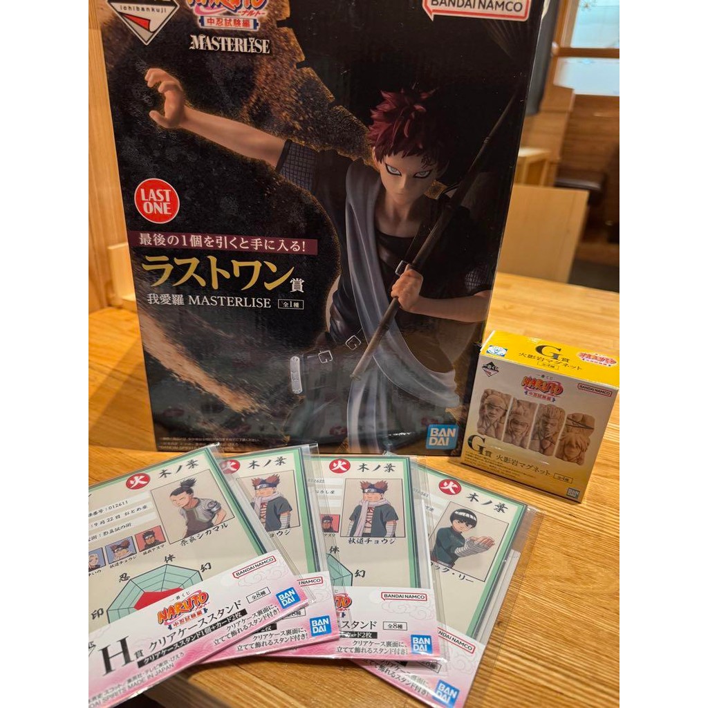 【Direct from Japan】[ยังไม่ได้เปิด] Ichiban Kuji Naruto Chunin Exam Arc Last Prize Gaara Set【Japan Ex