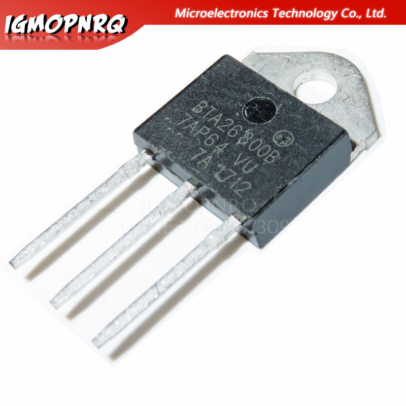 5pcs BTA26-800B BTA26800B BTA26-800 BTA26-800B BTA26-600B BTA26-600 Triacs 25 Amp 800 โวลต์ TO-3P ให