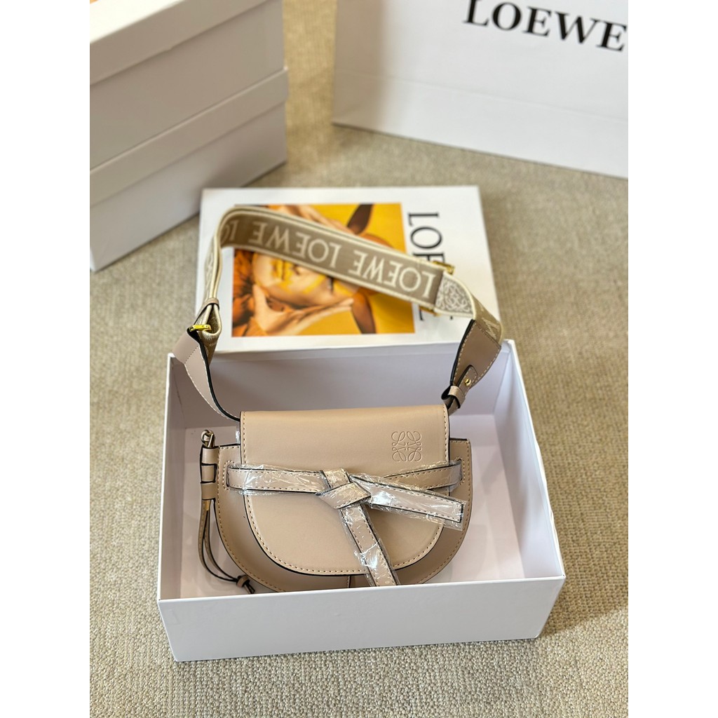 Sadddle Bag Messenger Bag หนังวัว