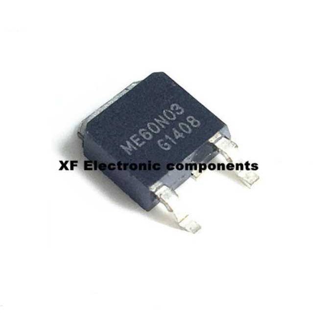 10pcs ME60N03 60N03 TO-252 ME60N03A TO252 FQD60N03L MOSFET ทรานซิสเตอร์