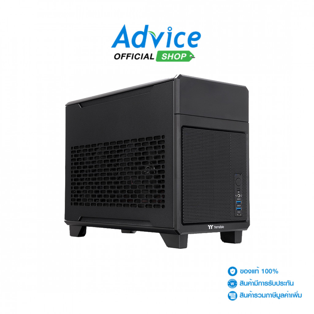 THERMALTAKE MINI-ITX CASE (เคสคอมพิวเตอร์) (NP) TR100 BLACK (CA-11A-00S1NN-00) - A0171157