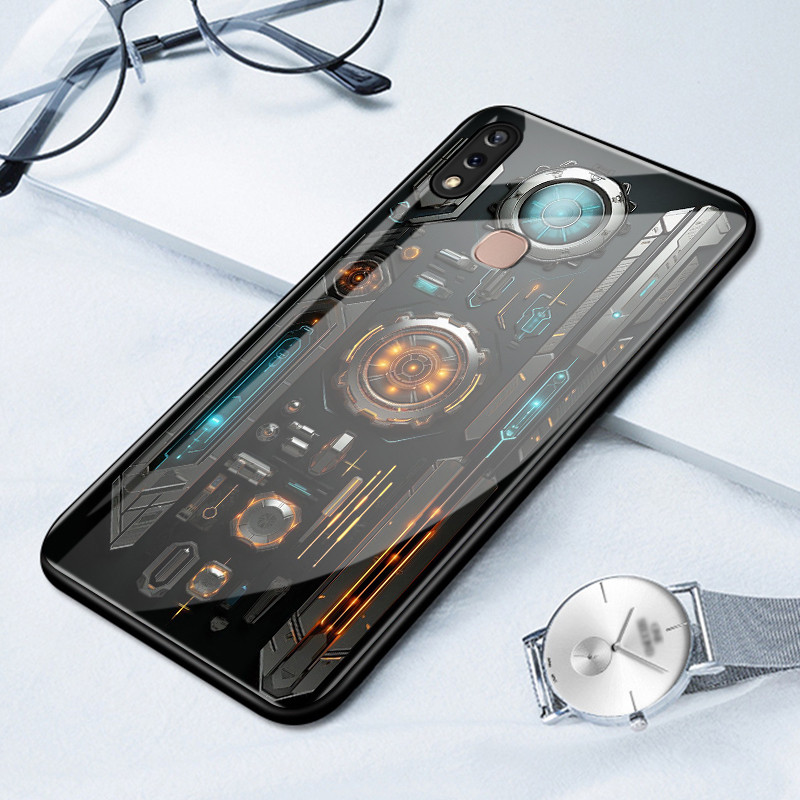 เคสสำหรับ VIVO Y85 Y85A V9 V9 Pro V9 Youth Z1 Z1i Z3x เคสโทรศัพท์เครื่องจักรเปลือกแก้วกันกระแทก
