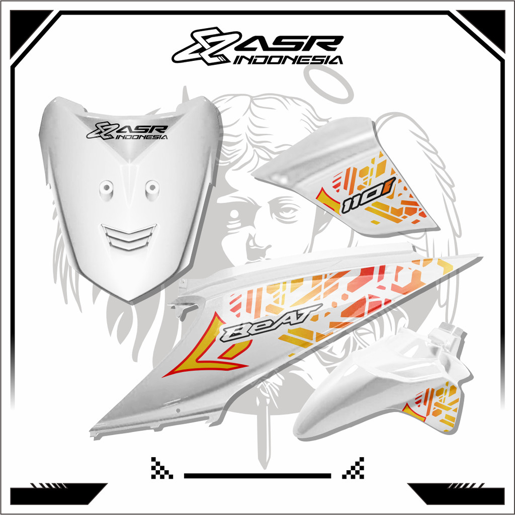 BEAT CARBON STRIPING TRANSPARKENT ABNORMAL MOTIF