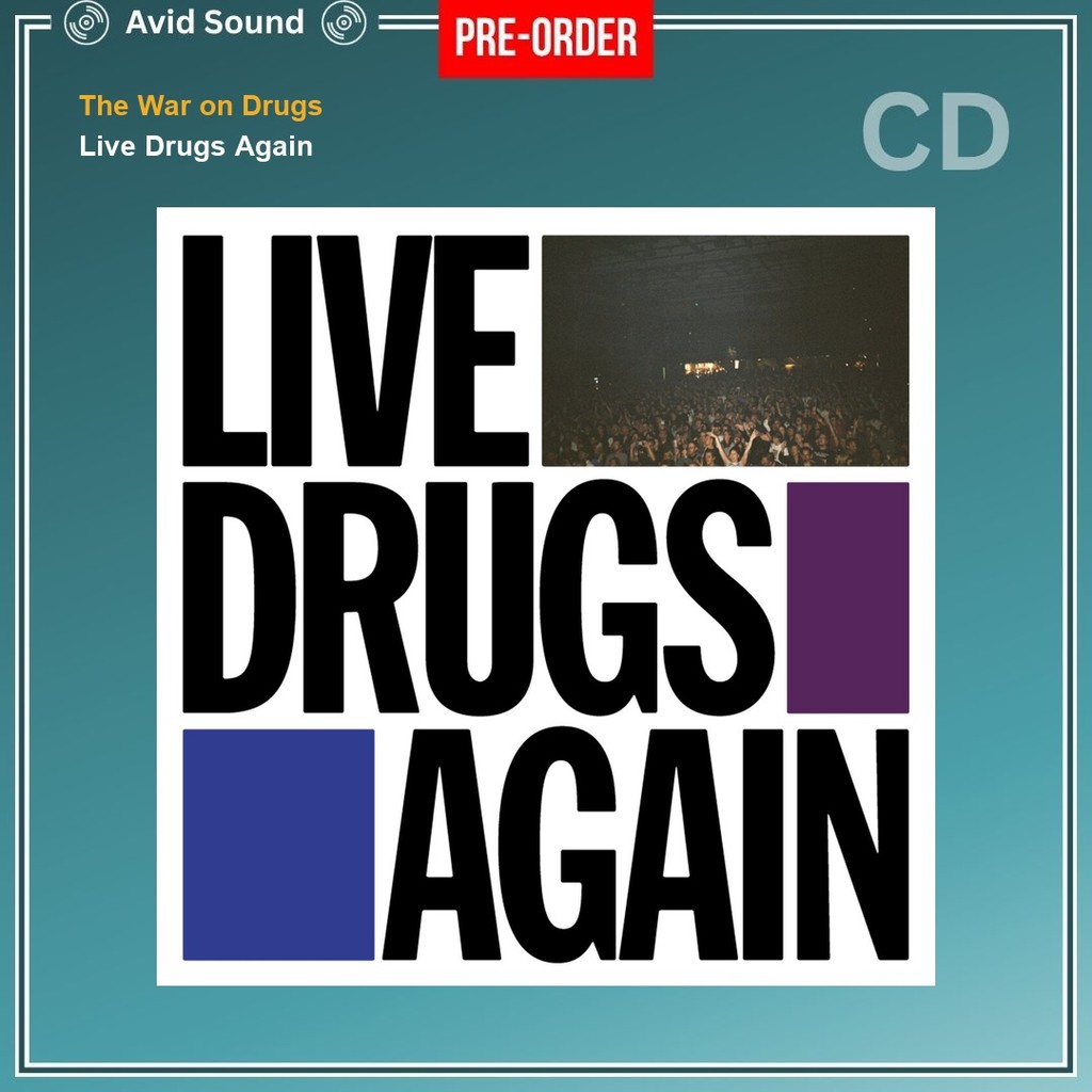Pre-Order CD แผ่นซีดี The War on Drugs Live Drugs Again ใหม่ ซีล The War on Drugs CD