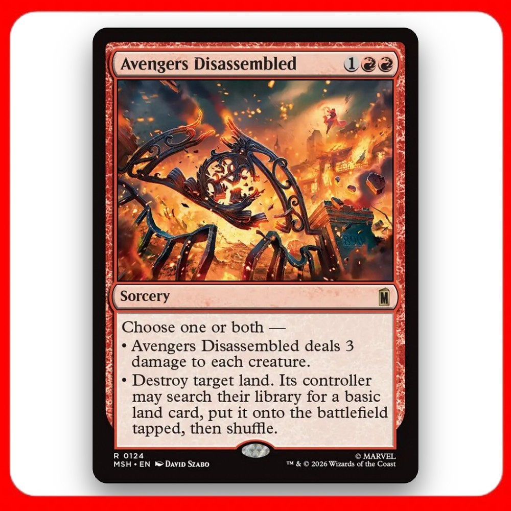 [MTG] Avengers Disassembled (#124) [MSH] [RED] [RARE] | Magic the Gathering