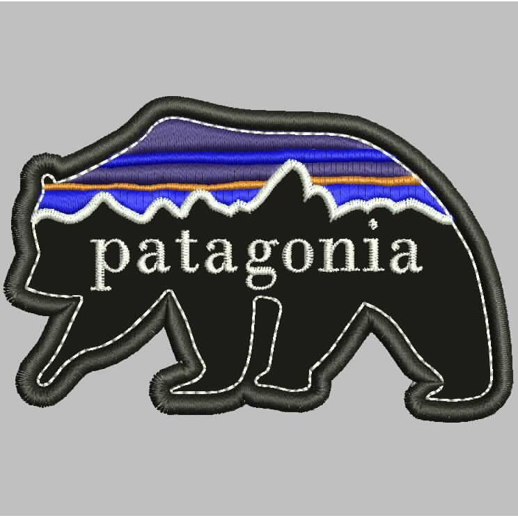PG-01| -PATAGONIA- / FASHION LOGO EMBROIDERY PATCH - BEAR