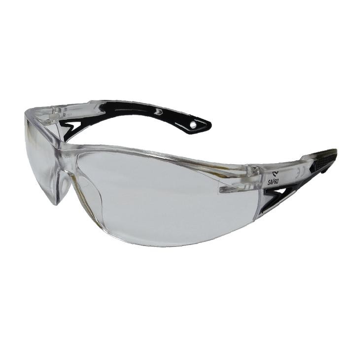 Sapro Owl Clear Safety Glasses วัสดุโพลีคาร์บอเนต Ansi Standard Z87