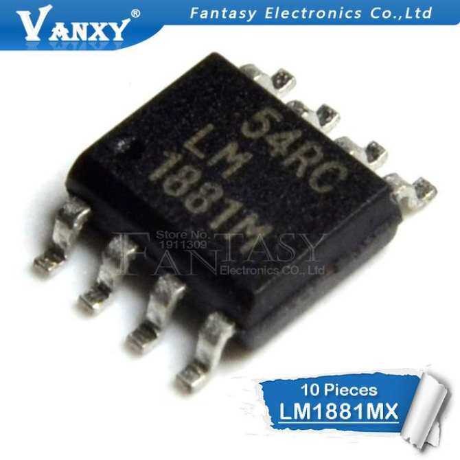 5 ชิ้น LM1881MX SOP8 LM1881M LM1881 SOP-8 SOP SMD 1881 m IC novo e เดิม