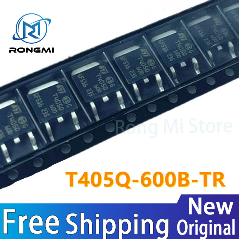 10-100 ชิ้น T405Q T405Q-600 T405Q-600B-TR TO-252 ทิศทางเดียว thyrtor 4A 600V ชิป IC ในสต็อกขายส่ง