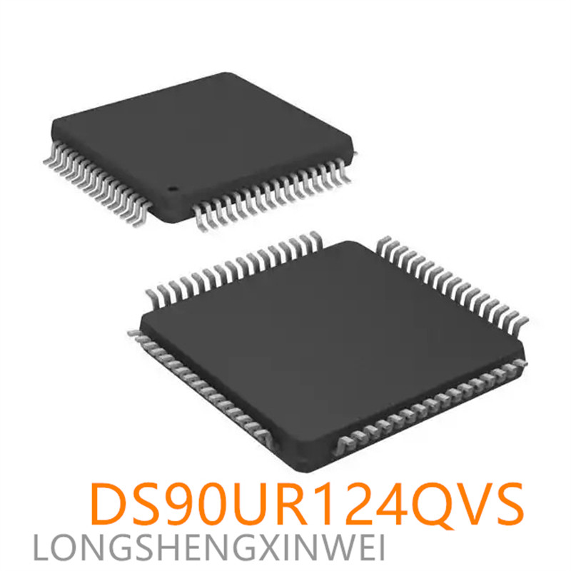 SHDJ-1PCS ใหม่ Original DS90UR124QVS DS90UR124 QFP64 24 บิต LVDS Deserializer ชิป