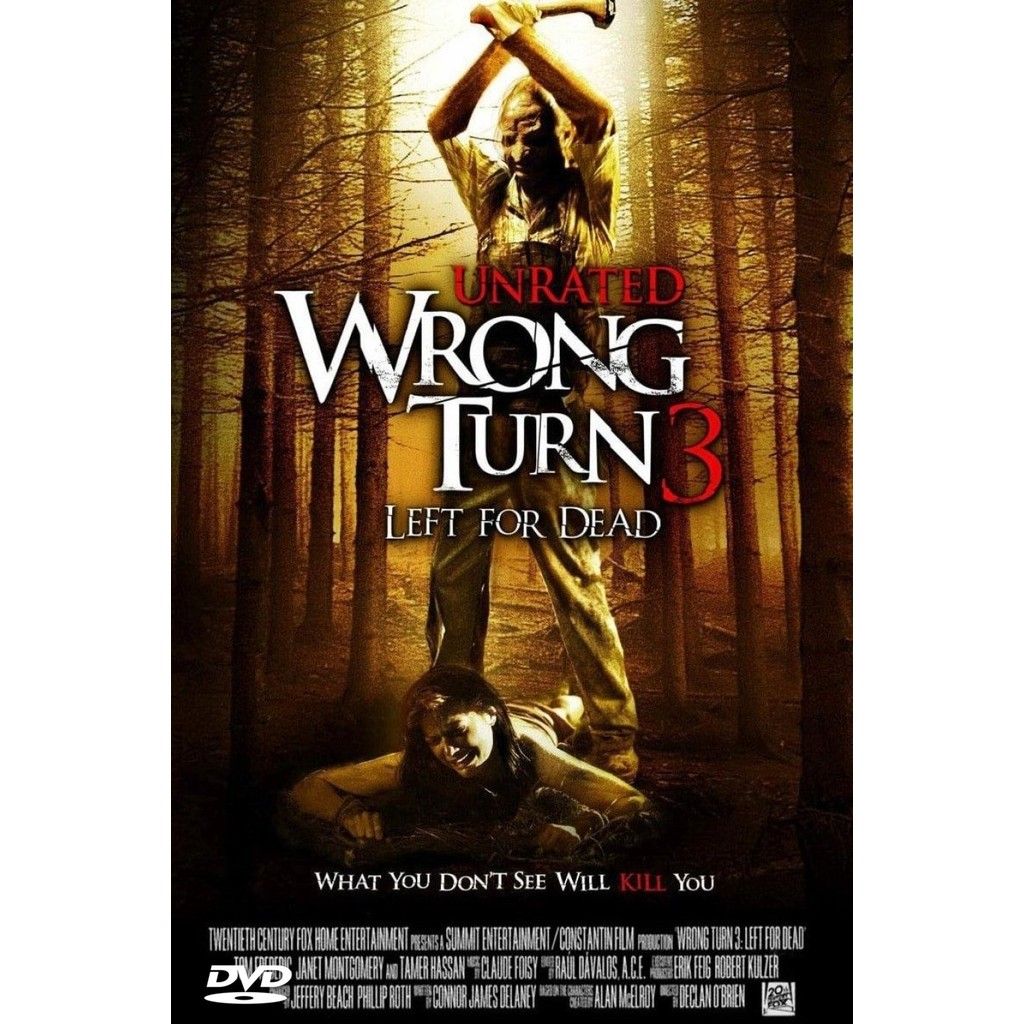DVD Wrong Turn 3: Left for Dead พากย์ไทย
