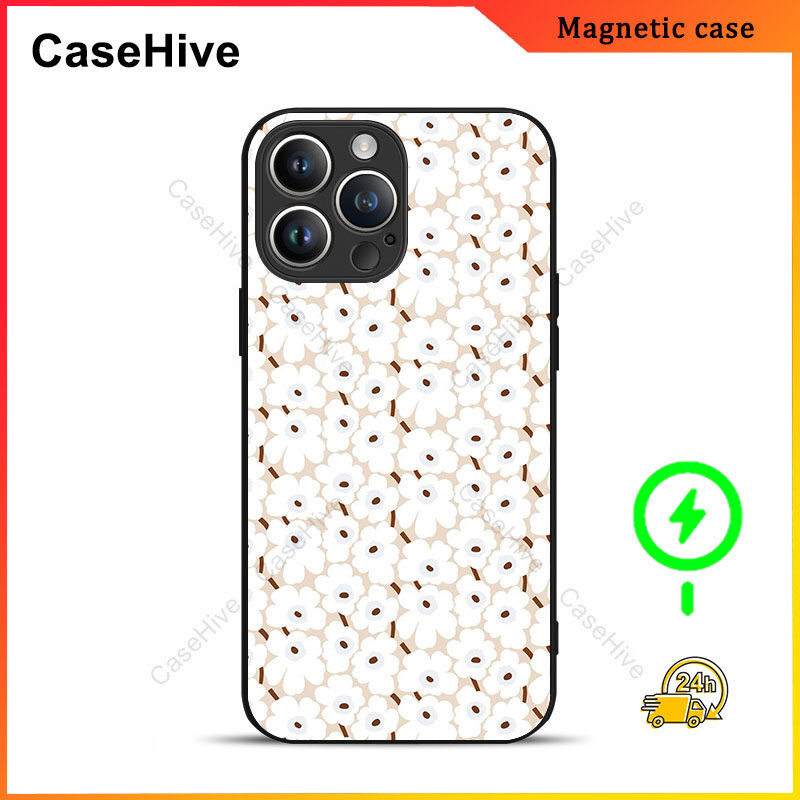 เคสโทรศัพท์ดอกไม้สําหรับ iPhone 17 Pro Max / iPhone 16 Pro Max / 15 Pro Max / 13 / Samsung Galaxy S2