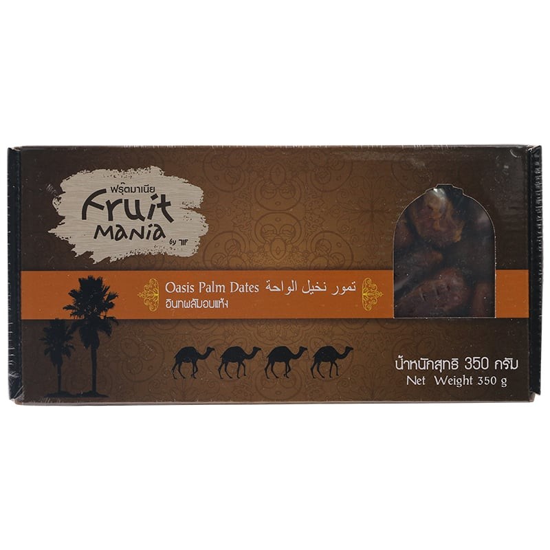 FRUIT MANIA ฟรุ๊ตมาเนียอินทผลัมอบแห้ง 350กรัม [8858768831709]