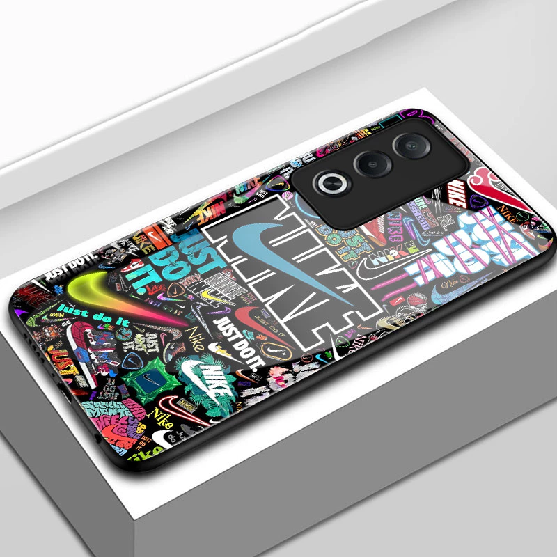 เคสสำหรับ OPPO A3 Pro 5G A80 5G เคสโทรศัพท์แบรนด์อินเทรนด์เปลือกแก้วกันกระแทก
