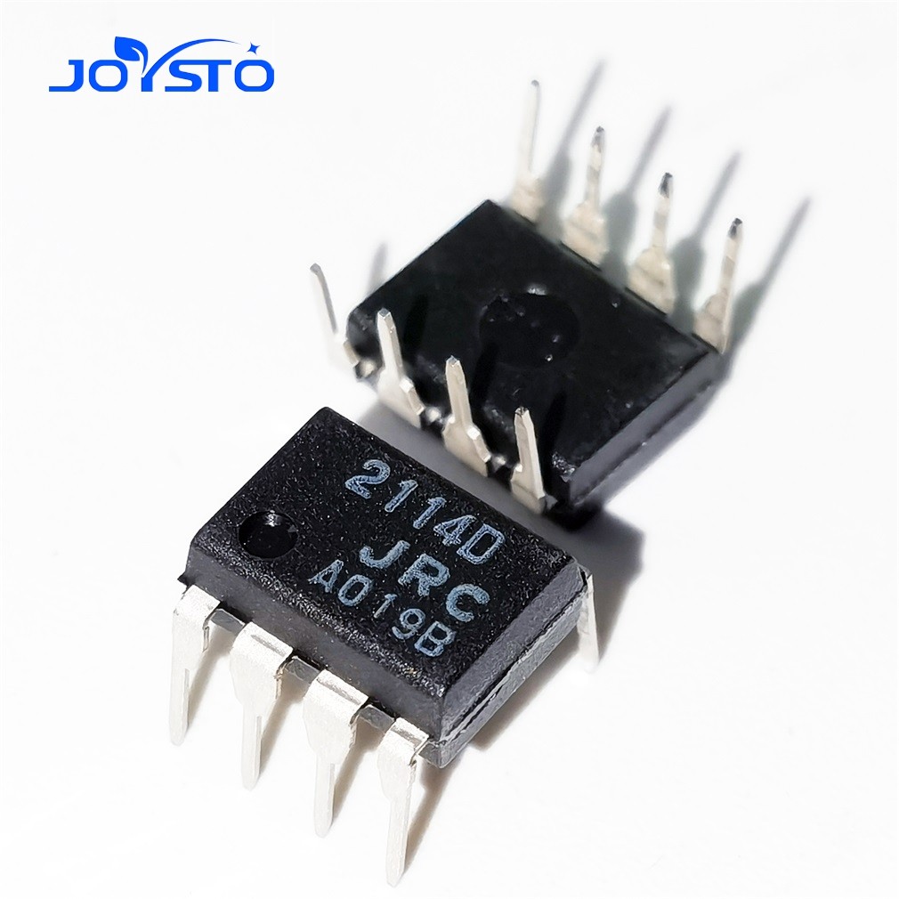 2PCS 2114D NJM2114D JRC2114D DIP-8 Dual Operational Amplifier