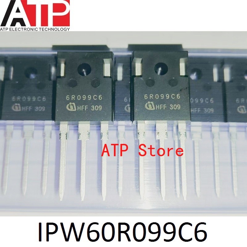 10 ชิ้น/ล็อต 100% ใหม่นําเข้า Original IPW60R099C6 6R099C6 TO-247 IPW60R099C6FKSA1 ทรานซิสเตอร์ MOSF