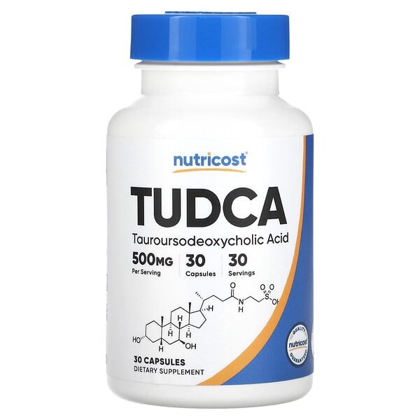 [Nutricost] Tudca Capsules | 500 มก 30 แคปซูล | จัดส่งจากกรุงเทพเกาหลี