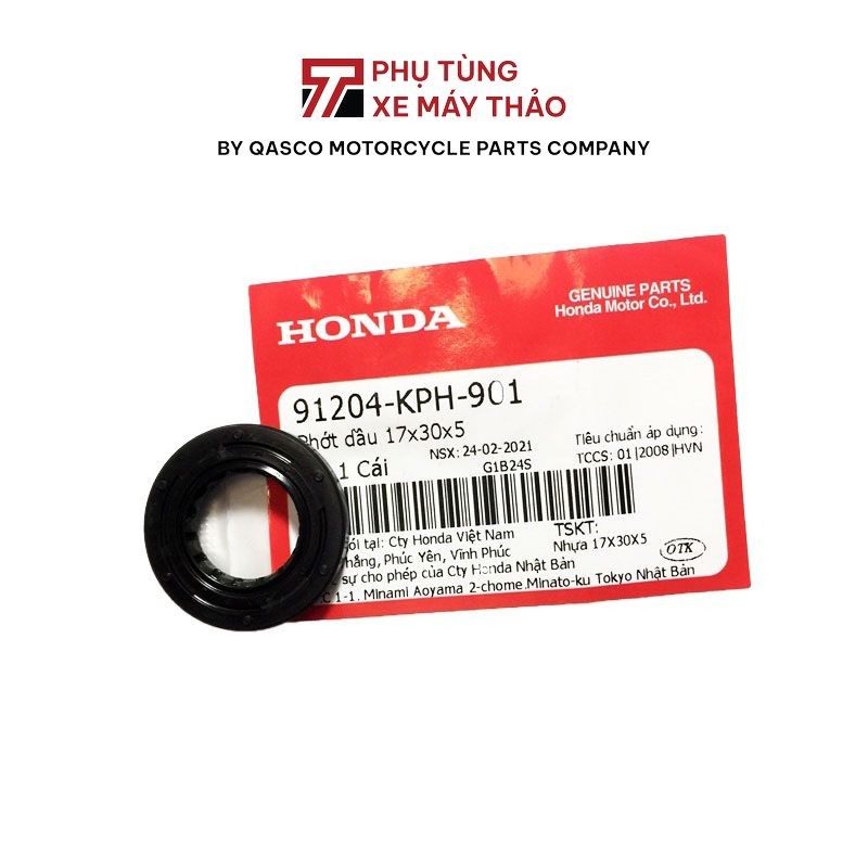 ซีลน้ํามัน HONDA ขนาด 17x30x5 | 91204-KPH-901_1407