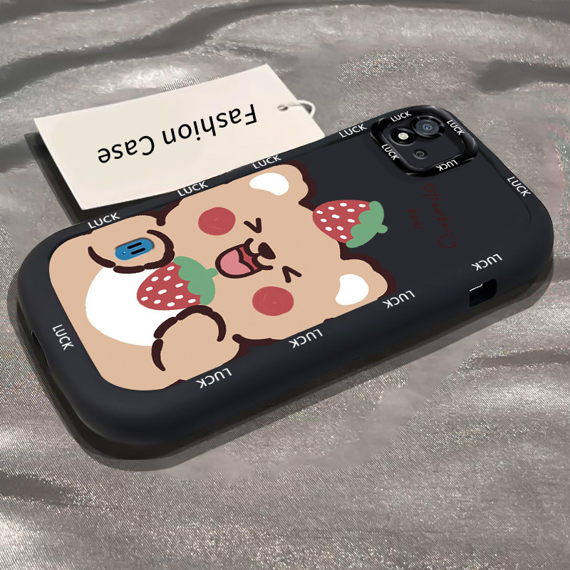 เคสสำหรับ Realme C20 C20A C11 2021 เคสโทรศัพท์หมีกระต่ายซิลิโคนกันกระแทก